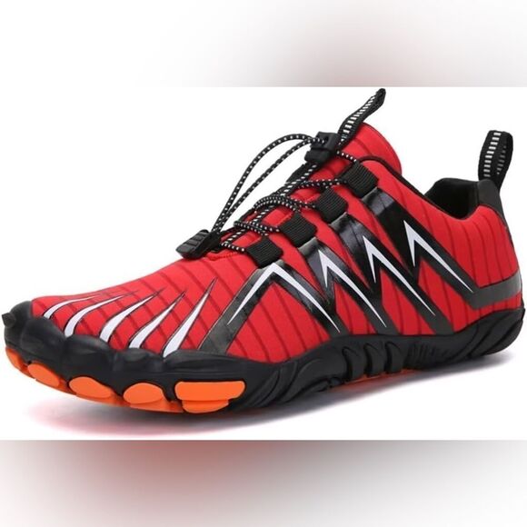 HIKE Barefoot Barekick Explorer Healthy&NonSlip Shoes(Unisex)size8.5 Blk/Red Nwt - Picture 4 of 11